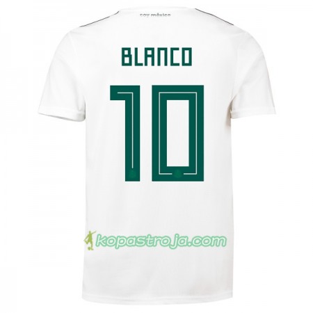 Billiga Fotbollströjor Mexiko Blanco 10 VM 2018 Borta tröja